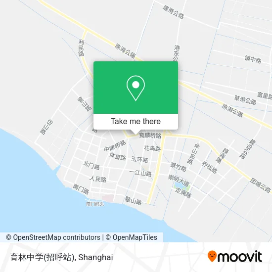 育林中学(招呼站) map