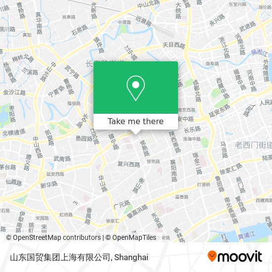 山东国贸集团上海有限公司 map