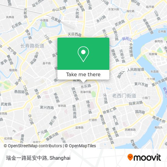 瑞金一路延安中路 map