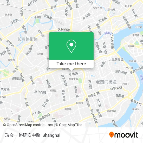 瑞金一路延安中路 map