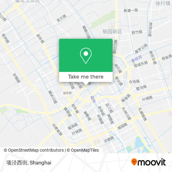 项泾西街 map