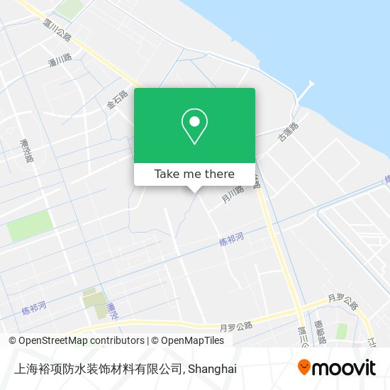 上海裕项防水装饰材料有限公司 map