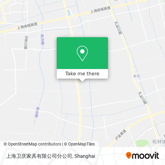 上海卫庆家具有限公司分公司 map