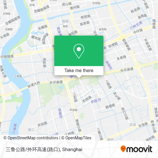三鲁公路/外环高速(路口) map