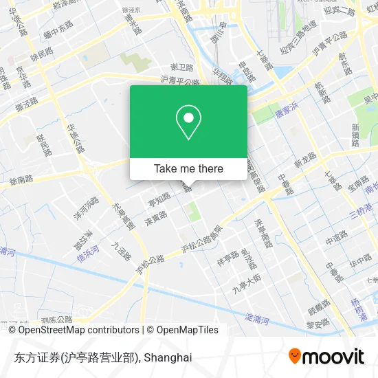 东方证券(沪亭路营业部) map