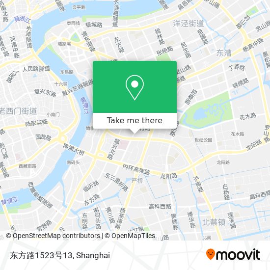 东方路1523号13 map