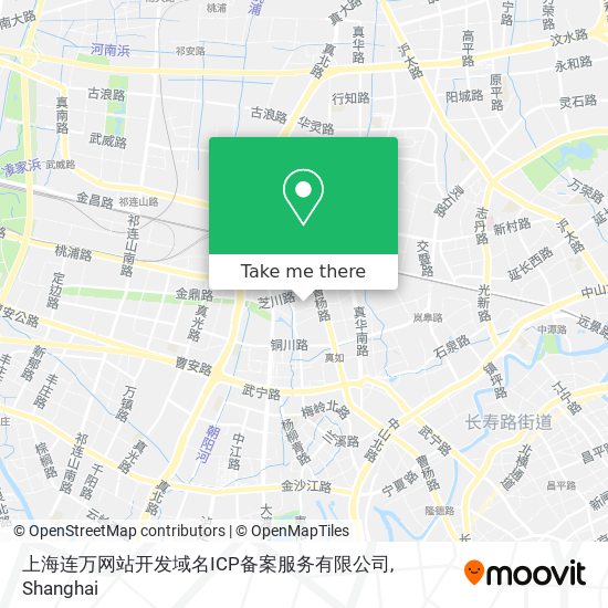 上海连万网站开发域名ICP备案服务有限公司 map