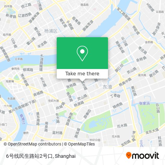 6号线民生路站2号口 map