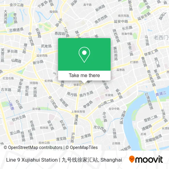 Line 9 Xujiahui Station | 九号线徐家汇站 map