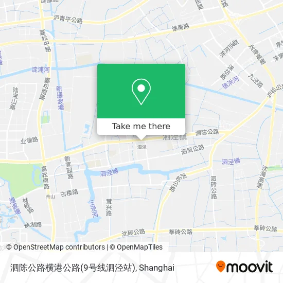 泗陈公路横港公路(9号线泗泾站) map