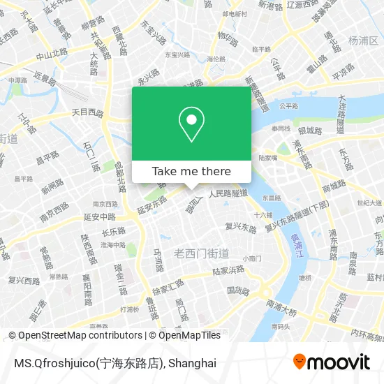 MS.Qfroshjuico(宁海东路店) map