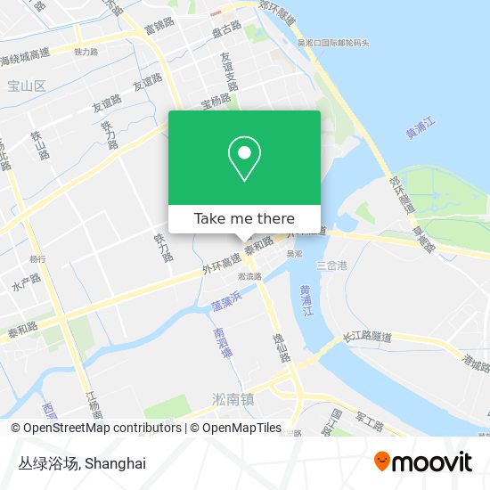 丛绿浴场 map