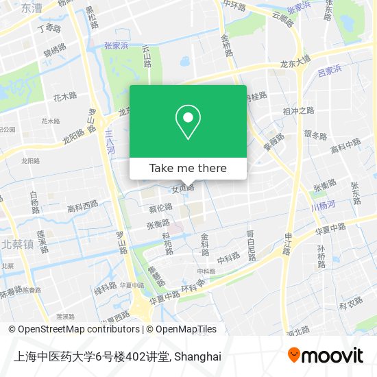 上海中医药大学6号楼402讲堂 map