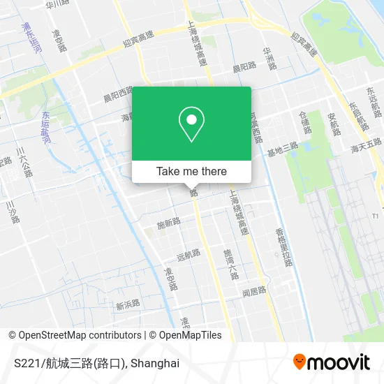 S221/航城三路(路口) map