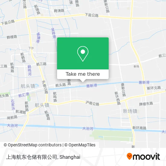 上海航东仓储有限公司 map