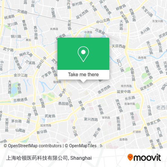 上海哈顿医药科技有限公司 map