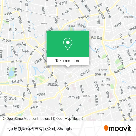 上海哈顿医药科技有限公司 map