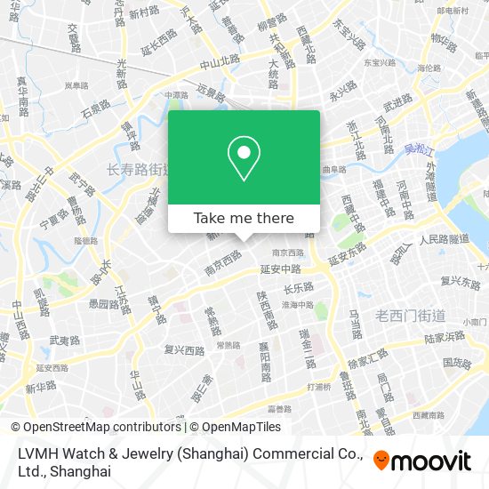 LVMH Watch & Jewelry (Shanghai) Commercial Co., Ltd. map