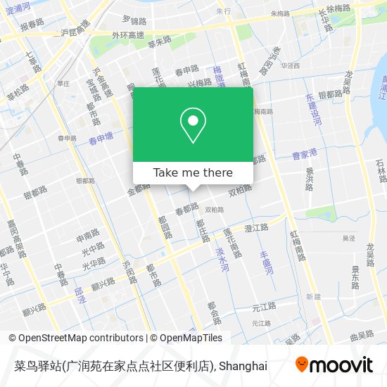 菜鸟驿站(广润苑在家点点社区便利店) map