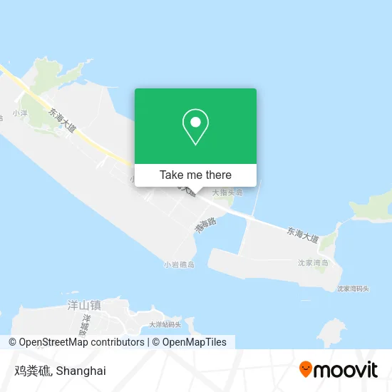 鸡粪礁 map