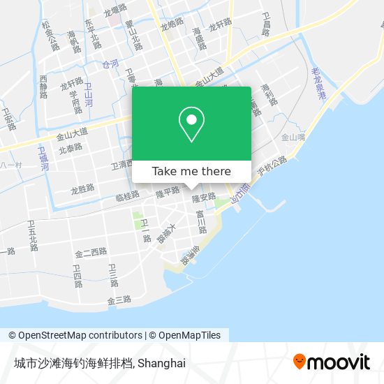 城市沙滩海钓海鲜排档 map