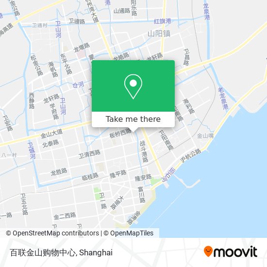 百联金山购物中心 map