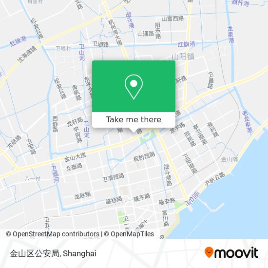 金山区公安局 map