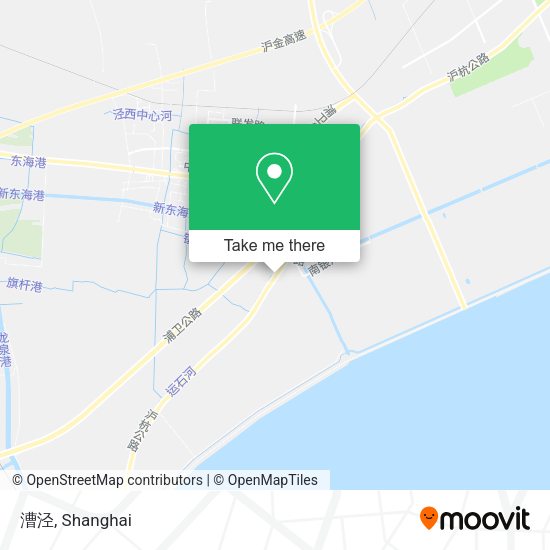 漕泾 map
