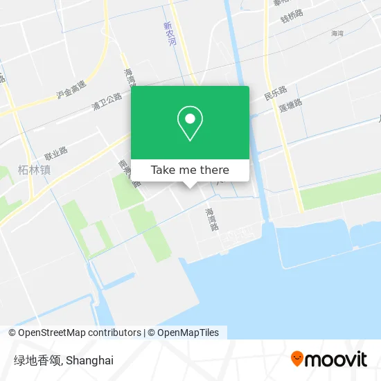 绿地香颂 map