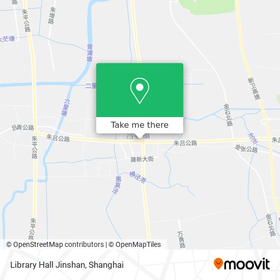 Library Hall Jinshan map