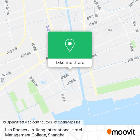 Les Roches Jin Jiang International Hotel Management College map