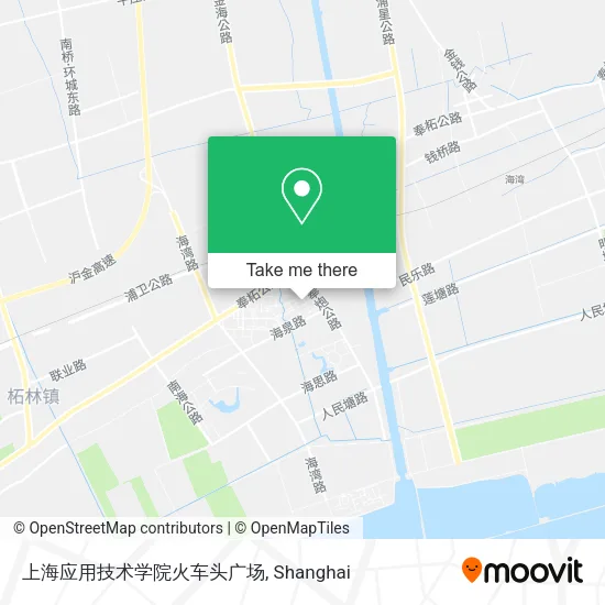 上海应用技术学院火车头广场 map