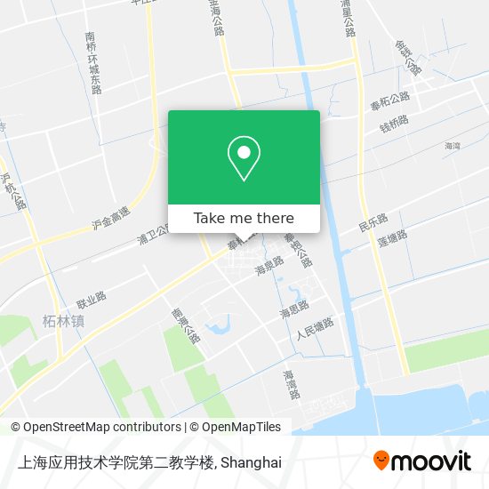 上海应用技术学院第二教学楼 map