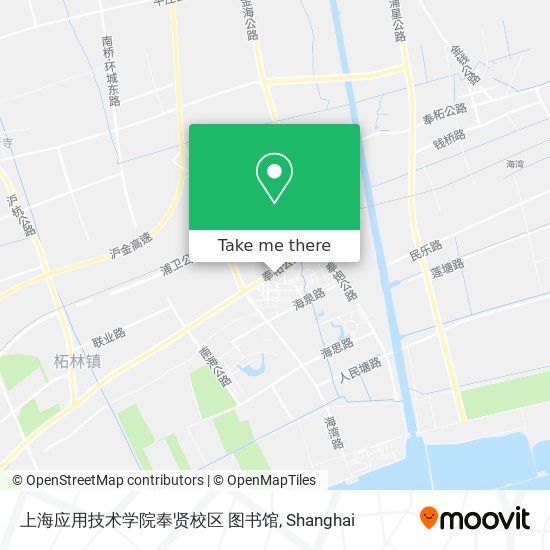 上海应用技术学院奉贤校区 图书馆 map
