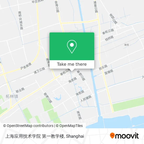 上海应用技术学院 第一教学楼 map
