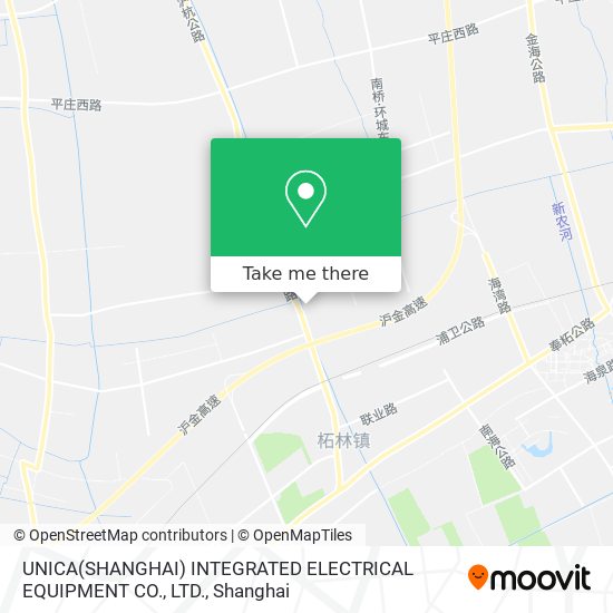 UNICA(SHANGHAI) INTEGRATED ELECTRICAL EQUIPMENT CO., LTD. map