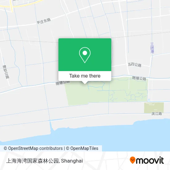 上海海湾国家森林公园 map