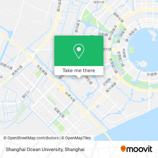 Shanghai Ocean University map