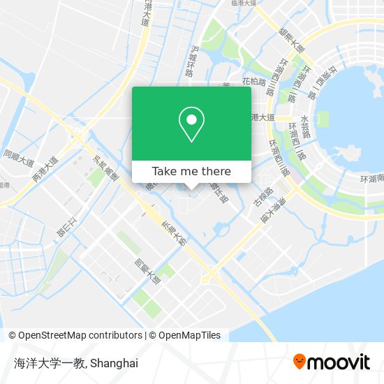 海洋大学一教 map