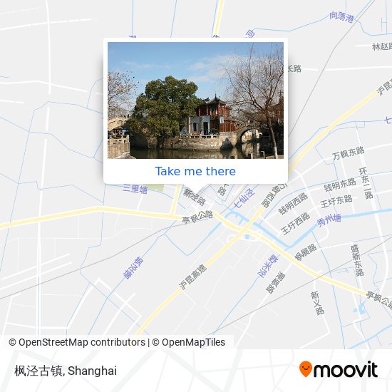 枫泾古镇 map