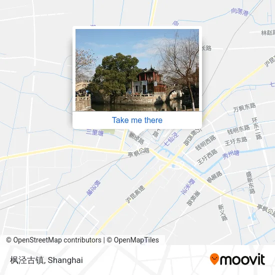 枫泾古镇 map