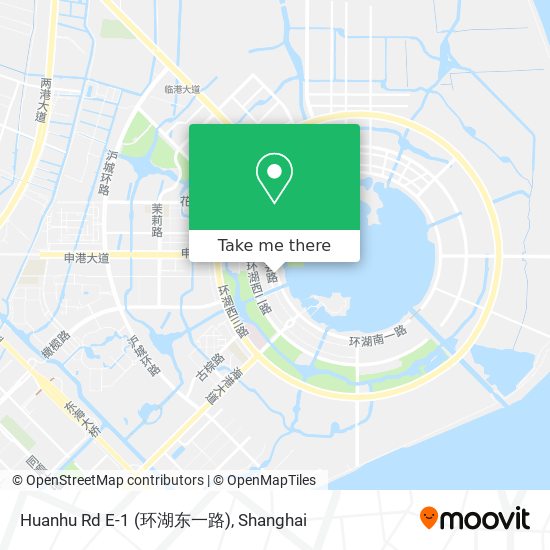 Huanhu Rd E-1 (环湖东一路) map