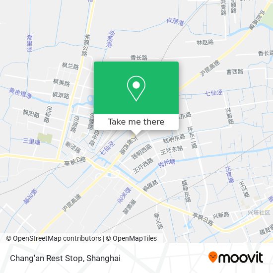 Chang'an Rest Stop map