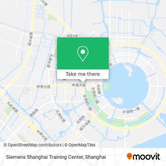 Siemens Shanghai Training Center map