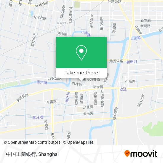 中国工商银行 map