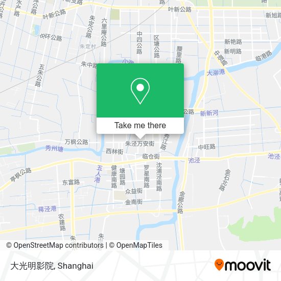 大光明影院 map