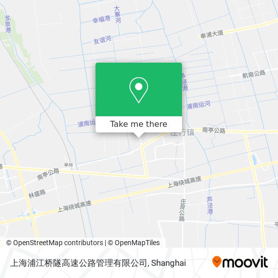 上海浦江桥隧高速公路管理有限公司 map