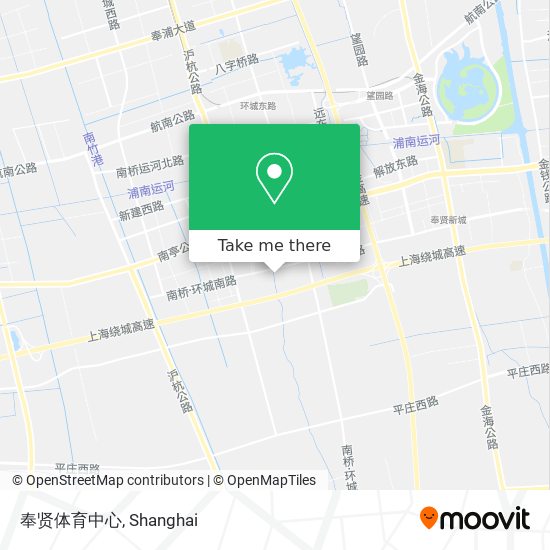 奉贤体育中心 map