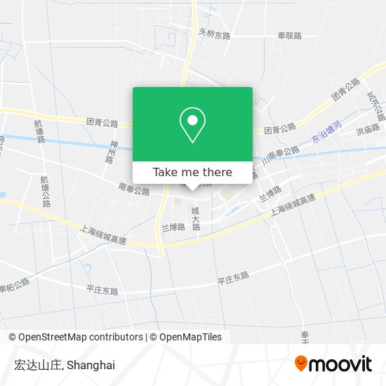 宏达山庄 map