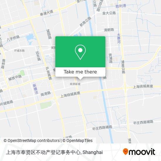 上海市奉贤区不动产登记事务中心 map